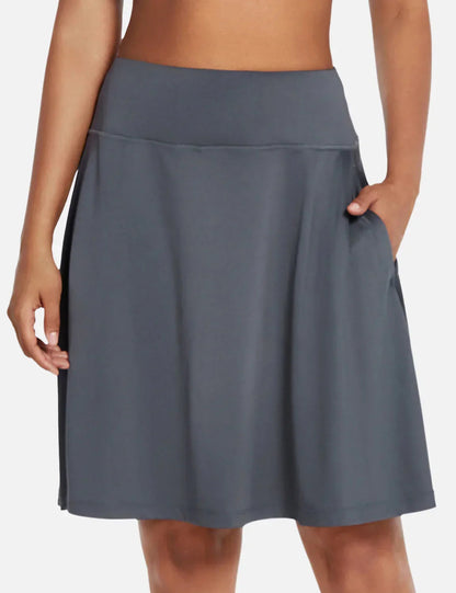 Gonna - Women's High-Waisted Summer Shorts UPF50 Plus with Pleats, Integrated Lining, and Pockets
