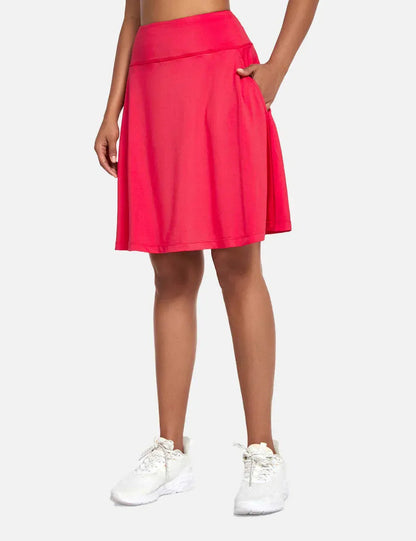 Gonna - Women's High-Waisted Summer Shorts UPF50 Plus with Pleats, Integrated Lining, and Pockets