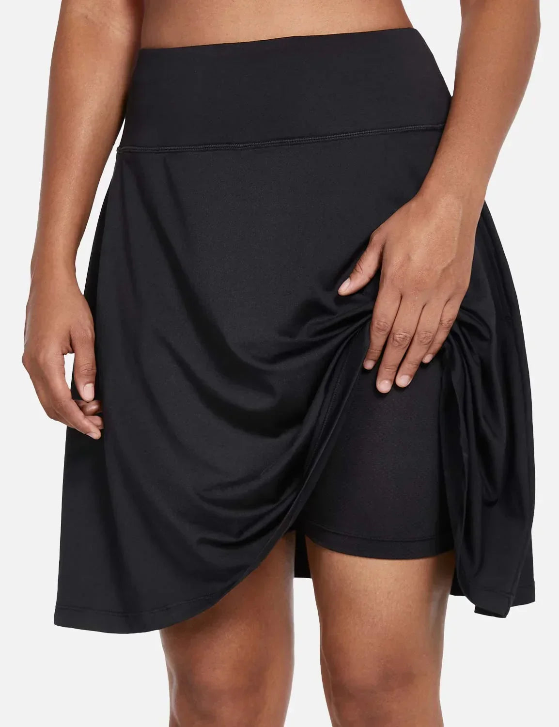 Gonna - Women's High-Waisted Summer Shorts UPF50 Plus with Pleats, Integrated Lining, and Pockets