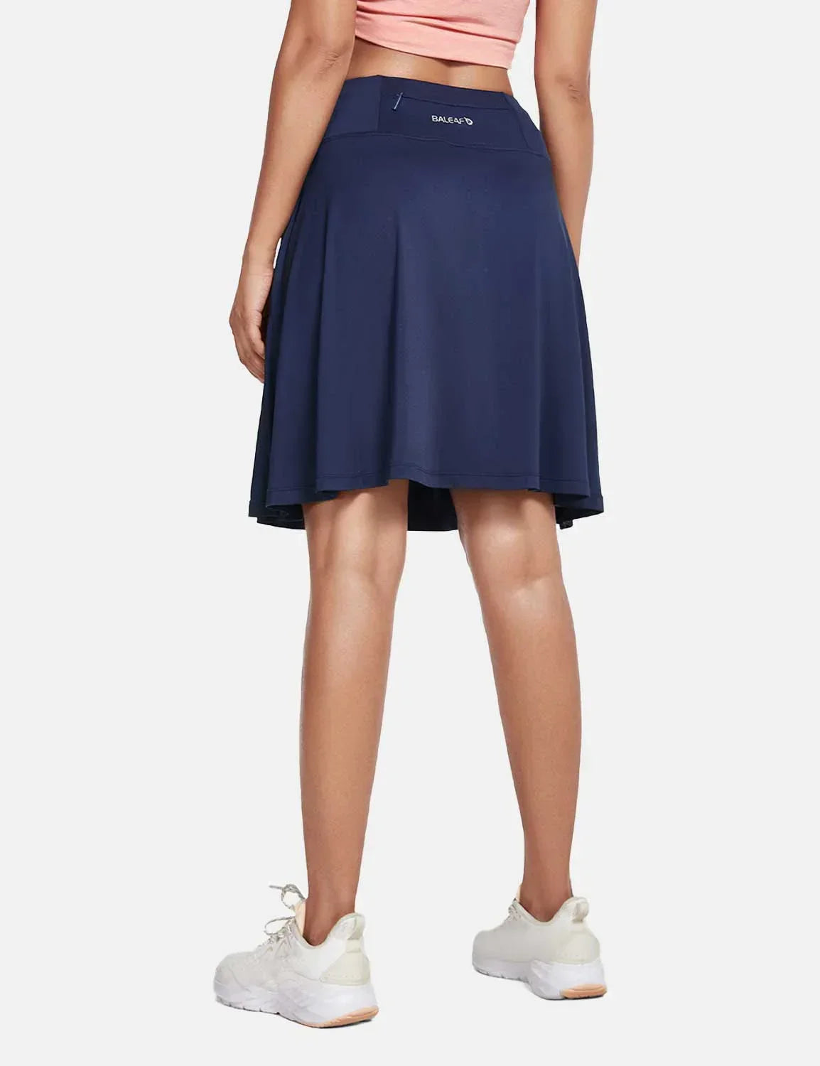 Gonna - Women's High-Waisted Summer Shorts UPF50 Plus with Pleats, Integrated Lining, and Pockets