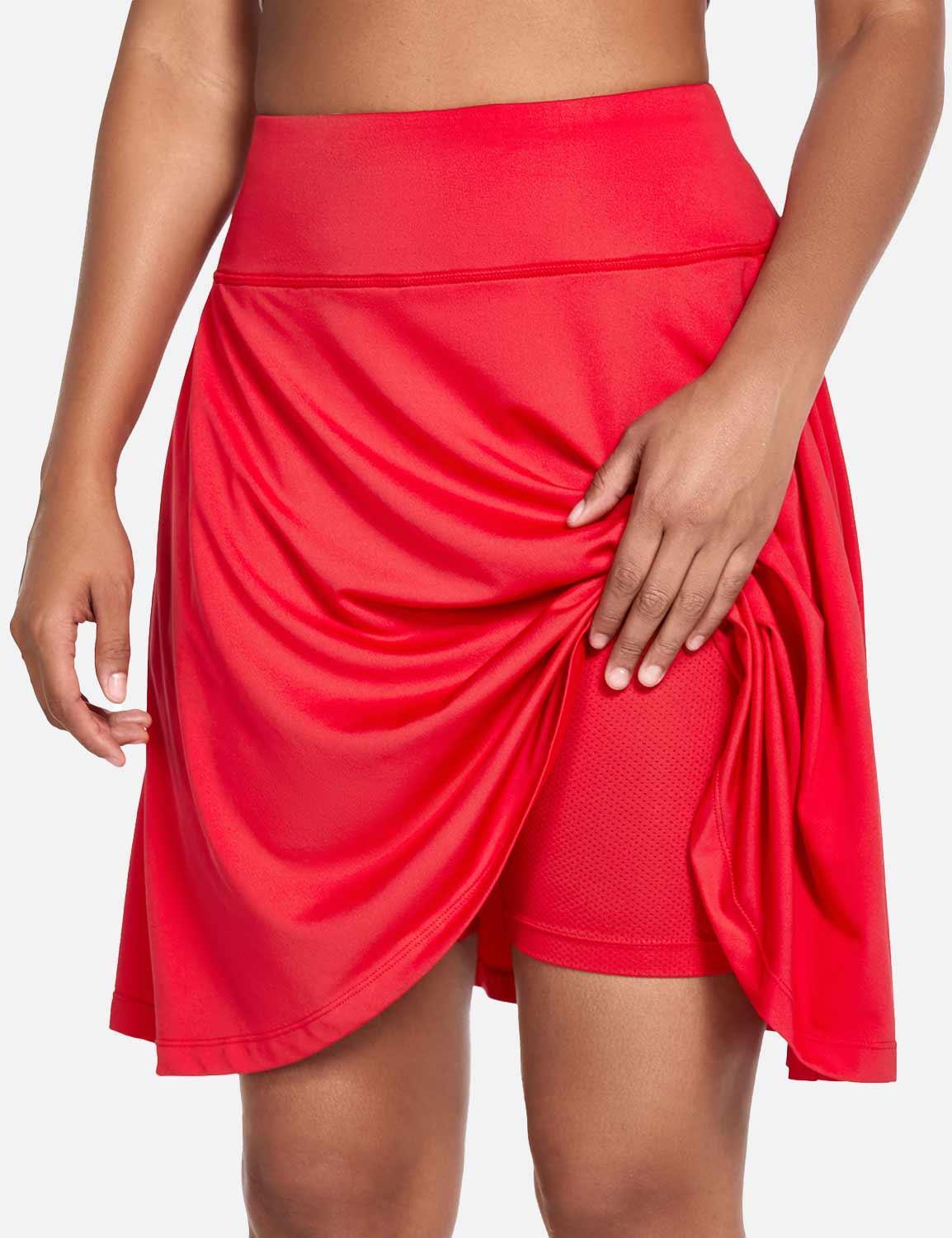Gonna - Women's High-Waisted Summer Shorts UPF50 Plus with Pleats, Integrated Lining, and Pockets