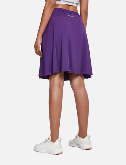 Gonna - Women's High-Waisted Summer Shorts UPF50 Plus with Pleats, Integrated Lining, and Pockets