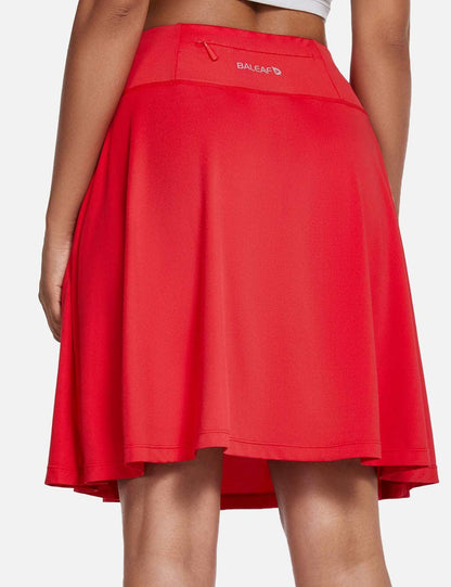 Gonna - Women's High-Waisted Summer Shorts UPF50 Plus with Pleats, Integrated Lining, and Pockets