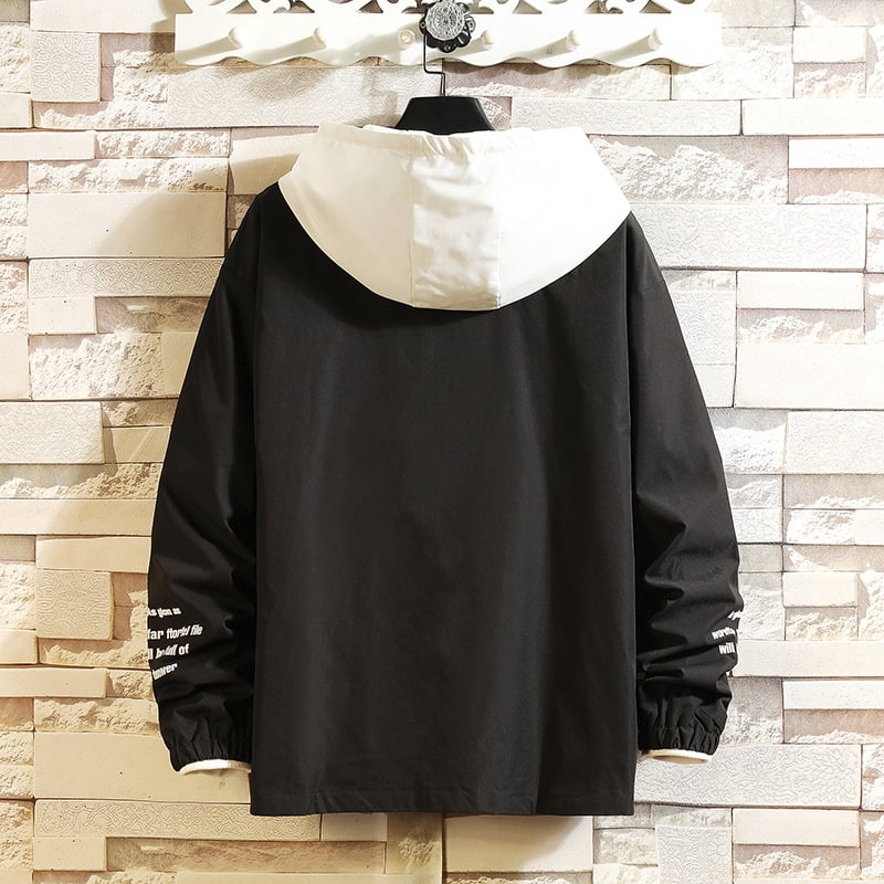 Men's Spring Hoodie with Zipper Closure