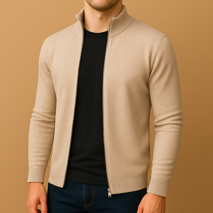 Cardigan Uomo Slim Fit in Maglia Fine – Design Elegante e Versatile