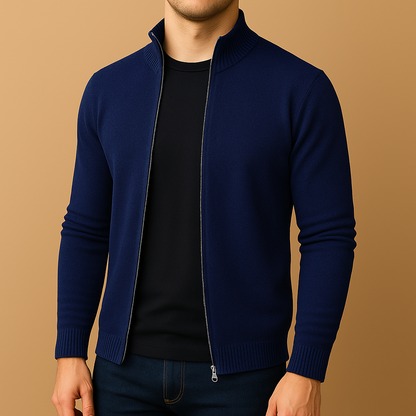 Cardigan Uomo Slim Fit in Maglia Fine – Design Elegante e Versatile