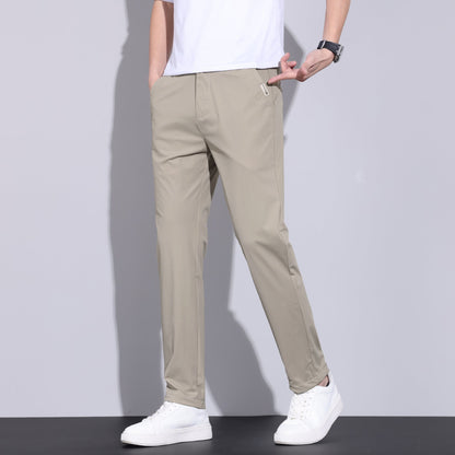 Pantalones Hombre Slim Elásticos de Secado Rápido – Diseño Dinámico