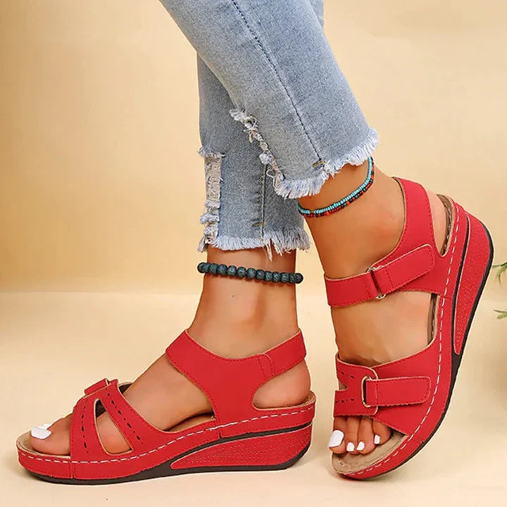 Sandali da Donna Slip-On con Supporto Arco Plantare e Suola Traspirante – Stile Sandali