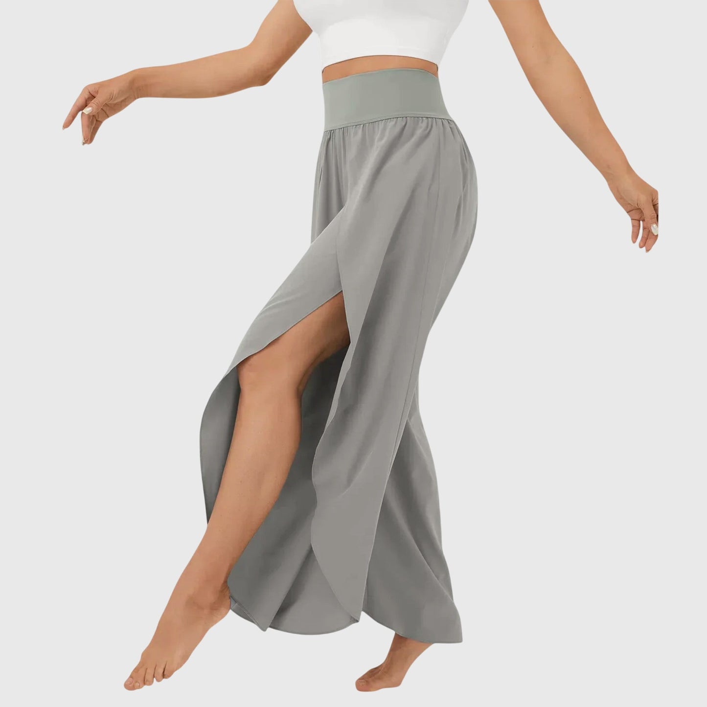Sommerbukser til kvinder med vide ben, behagelig pasform – let casual stil