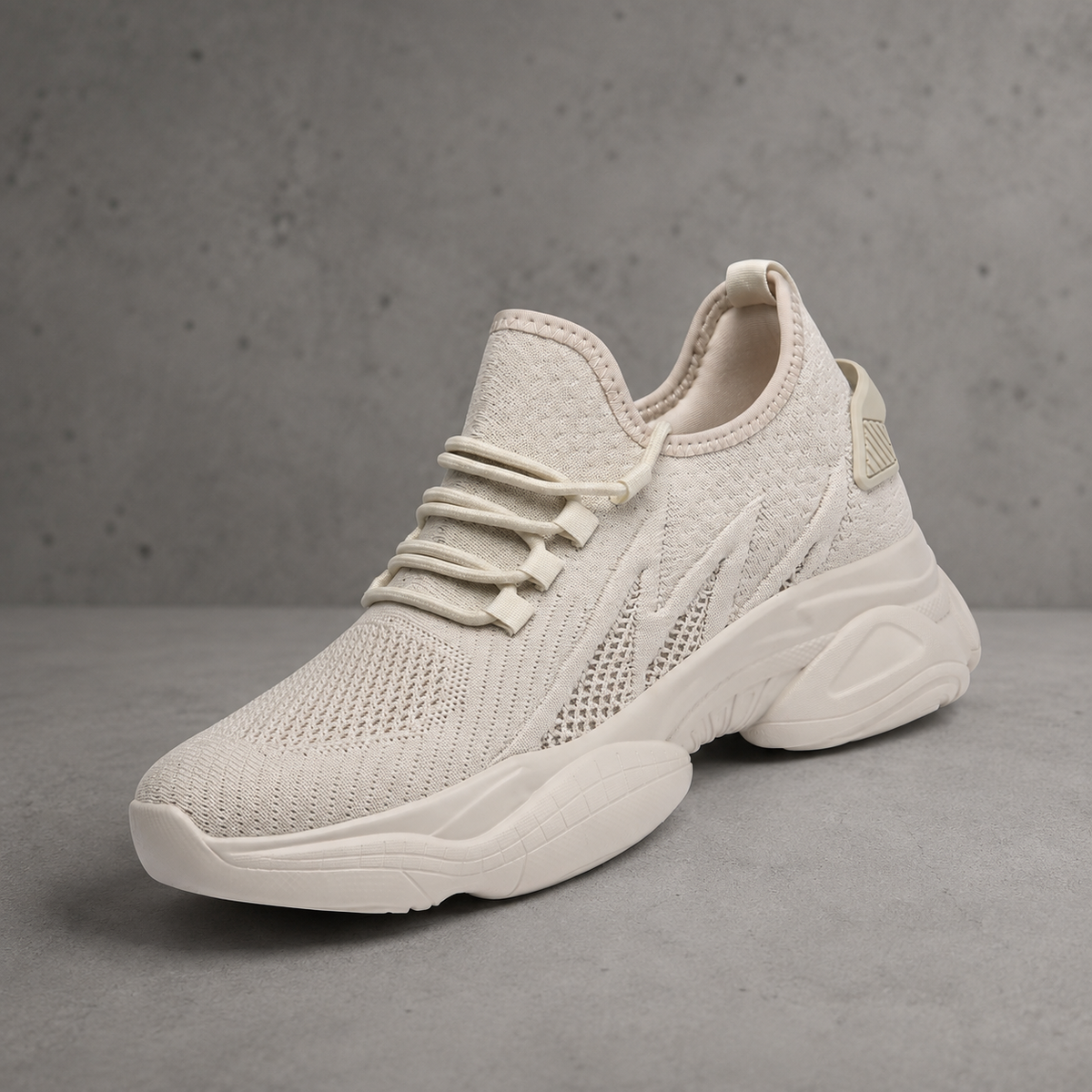 Breathable Men's Sneakers That Add Height, With an Internal Lift and a Wide Toe Box.