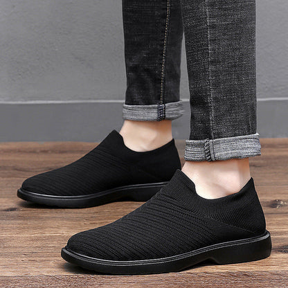Scarpe da Uomo Estive in Rete Traspirante con Suola Piatta – Design Low-Top