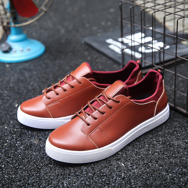 Herresneakers med snørebånd, åndbar overdel og let design – casual sneakers