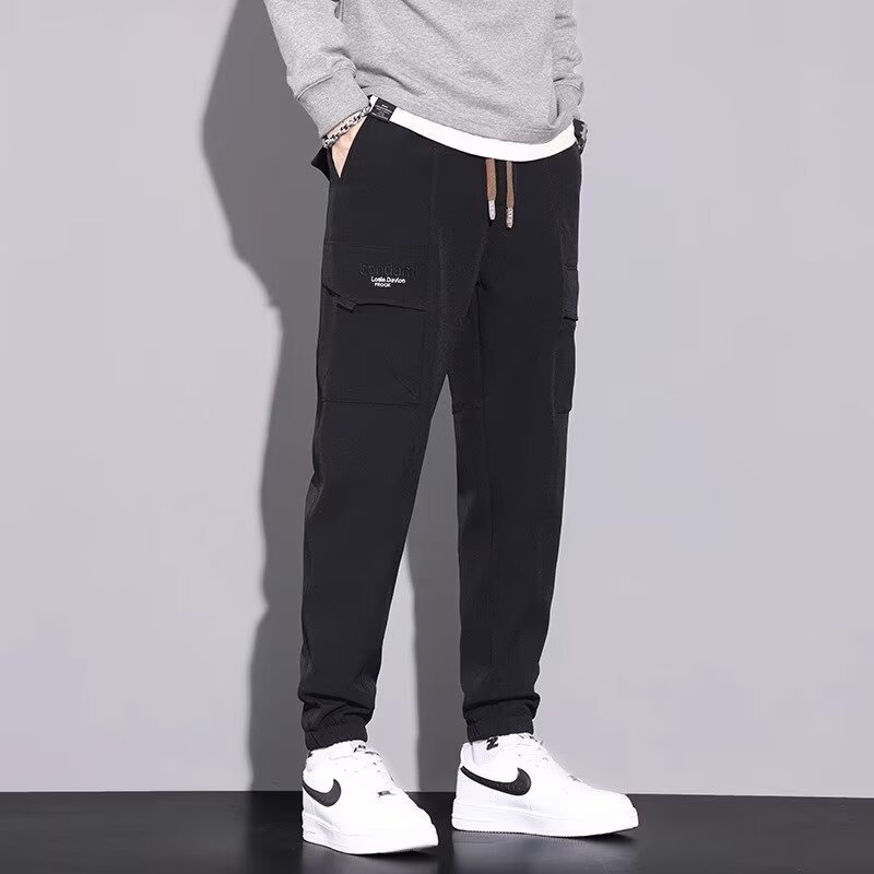 Pantaloni Jogger Uomo Sportivi con Coulisse – Slim Fit e Gamba Dritta