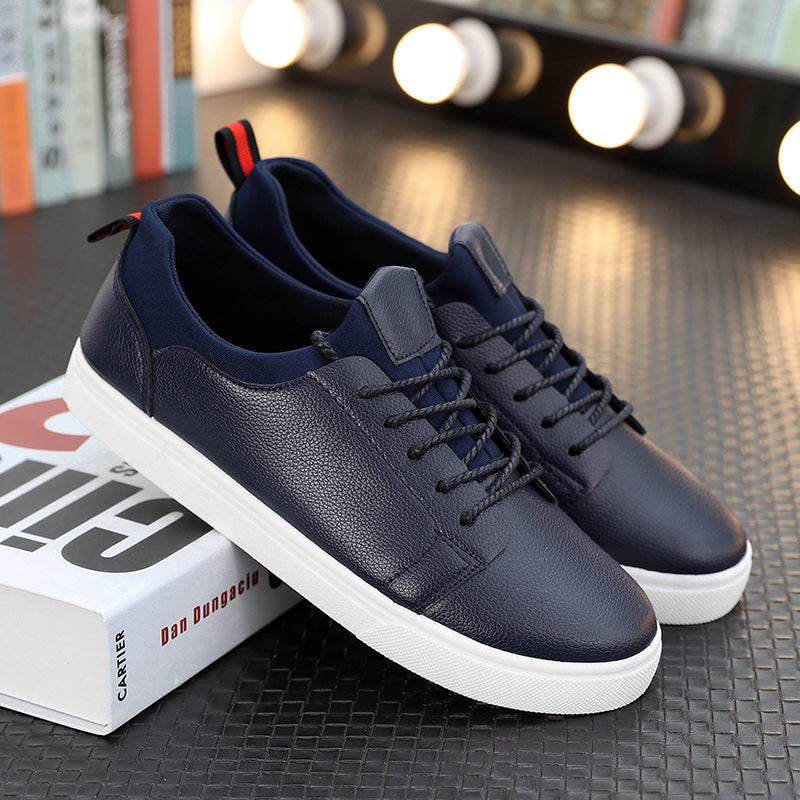 Herresneakers med snørebånd, åndbar overdel og let design – casual sneakers