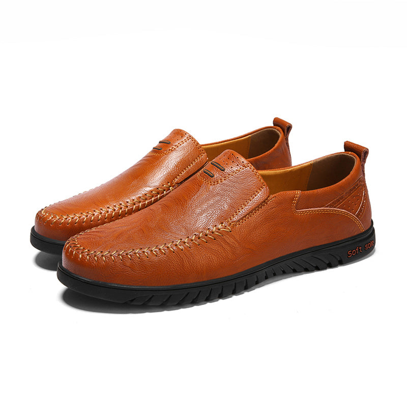 Zapatos impermeables de hombre sin cordones para uso diario