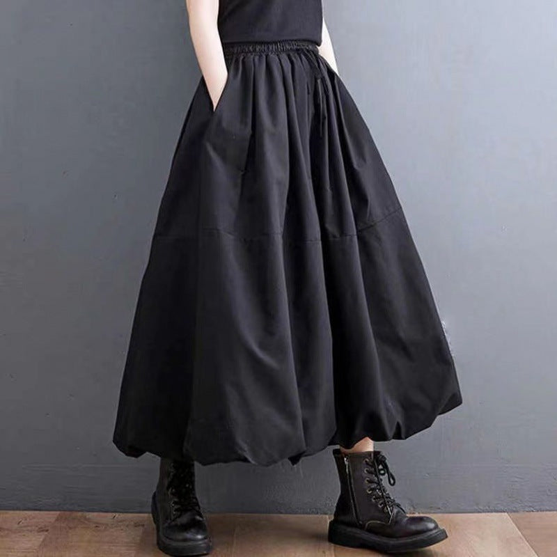 Women's Solid Color Bell Sleeve with Layered Design Shirt