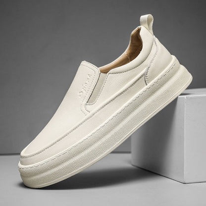 Mocassini Uomo Senza Lacci con Punta Arrotondata e Suola Rialzata – Scarpe Casual da Guida