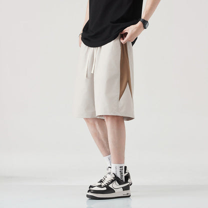 Men's Summer Lightweight Sports Shorts, Loose Fit, Straight Cut, Microelastic