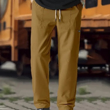 Men's Straight-Leg Pants with Loose Fit – Everyday Casual Style