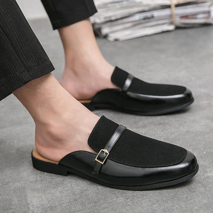 Mocassini Uomo Senza Lacci con Tallone Aperto e Suola in Gomma – Stile Casual