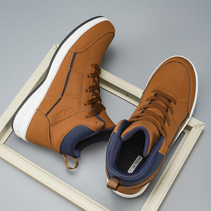 Scarpe Outdoor Uomo Alte per Tutte le Stagioni con Lacci e Suola Antiscivolo – Stile Funzionale