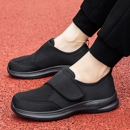 Zapatos de paseo para hombre de malla transpirable con cierre elástico