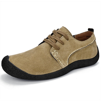Scarpe Uomo da Escursionismo con Lacci e Punta Arrotondata – Stile Outdoor Casual
