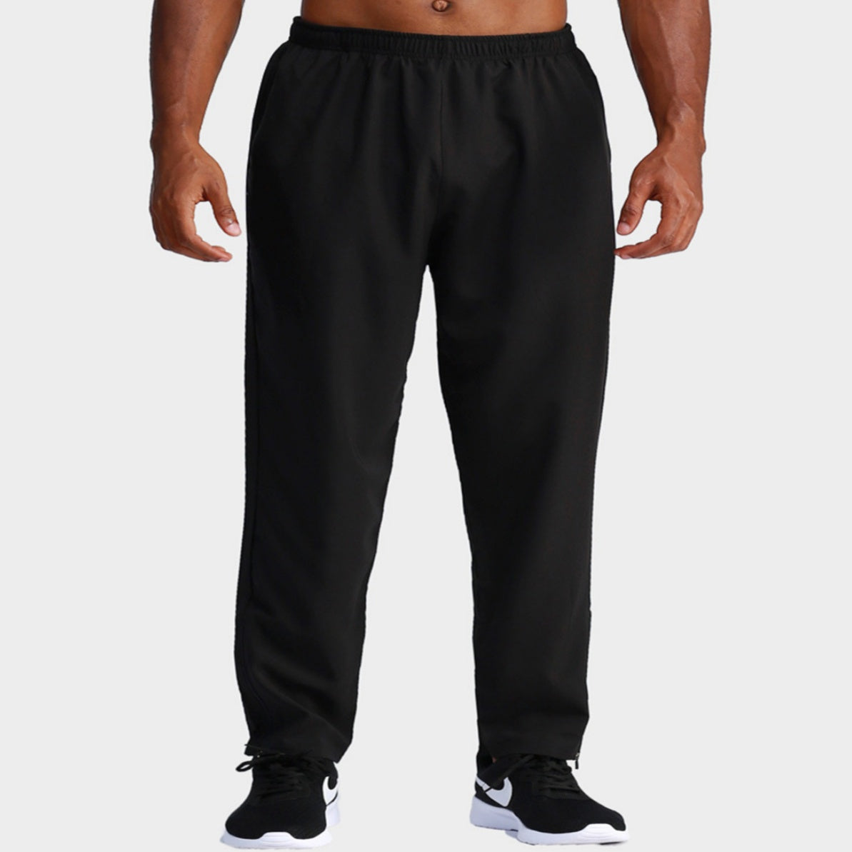Pantaloni Uomo Basket Sportivi Ampi in Tessuto Woven – Asciugatura Rapida