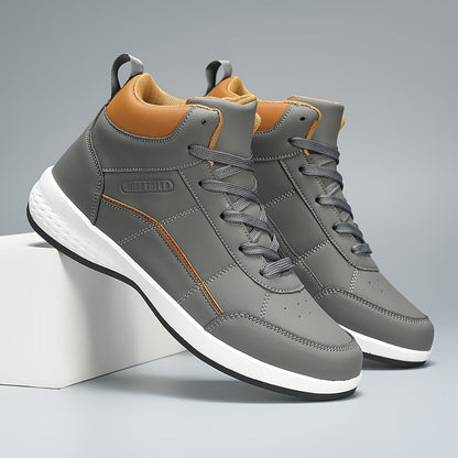 Scarpe Outdoor Uomo Alte per Tutte le Stagioni con Lacci e Suola Antiscivolo – Stile Funzionale