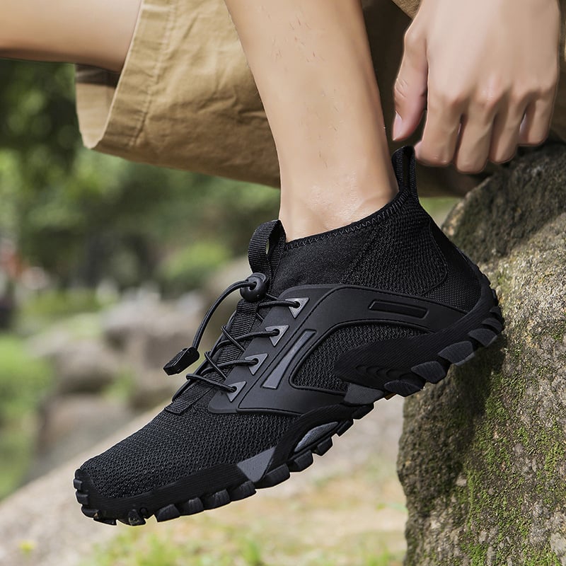Scarpe da Trekking da Uomo a Mezza Gamba con Suola in Gomma Antiscivolo per Outdoor