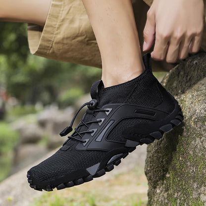 Scarpe da Trekking da Uomo a Mezza Gamba con Suola in Gomma Antiscivolo per Outdoor