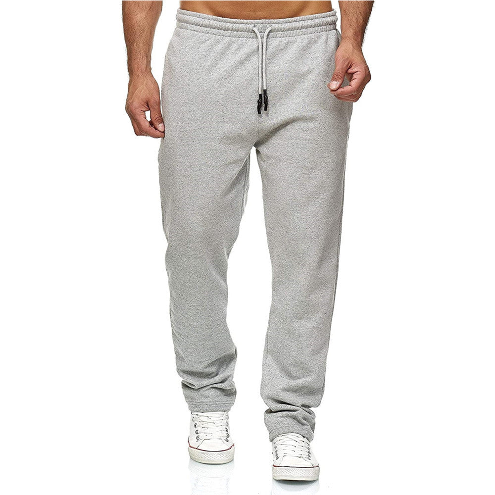 Pantaloni della Tuta Uomo Gamba Dritta Microelastici Foderati in Pile – Comfort Termico