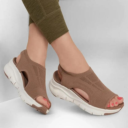 Sandali Estivi Donna Slip On con Supporto Arco Plantare e Plantare Sagomato – Stile Sandali