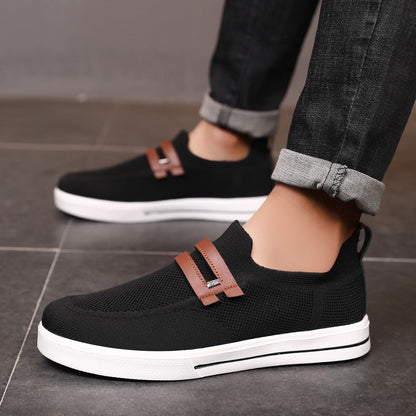 Sneakers Uomo Slip-On in Mesh Traspirante per Camminata – Leggere e Casual