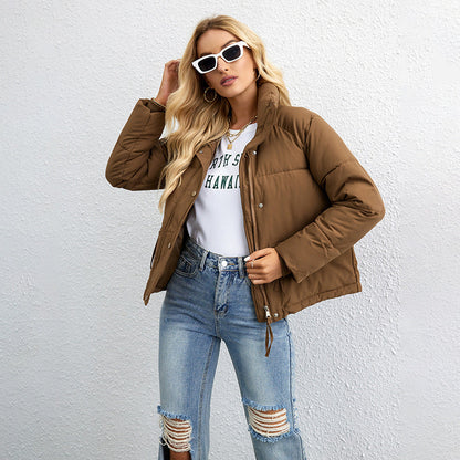 Chaqueta para mujer con cremallera, inserciones de malla y ajuste amplio