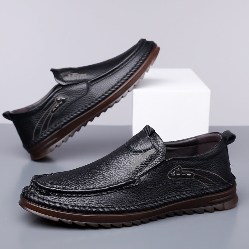 Zapatos de Conducción para Hombre con Suela de Goma y Diseño Slip-On