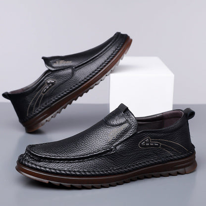Zapatos de Conducción para Hombre con Suela de Goma y Diseño Slip-On