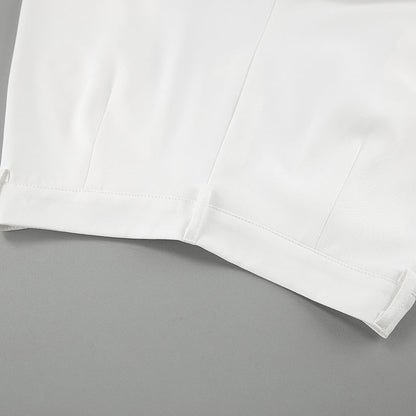 Pantalones de Mujer de Cintura Alta con Pierna Recta y Corte Amplio