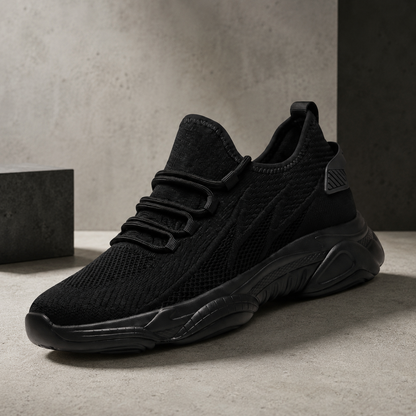 Breathable Men's Sneakers That Add Height, With an Internal Lift and a Wide Toe Box.