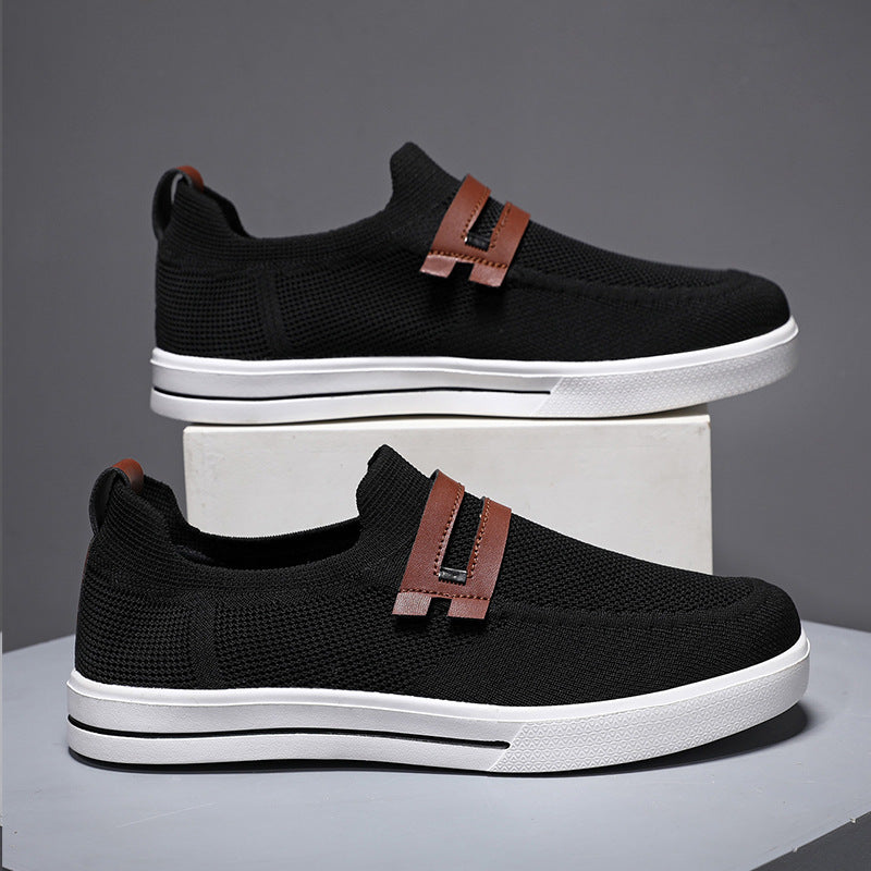 Sneakers Uomo Slip-On in Mesh Traspirante per Camminata – Leggere e Casual