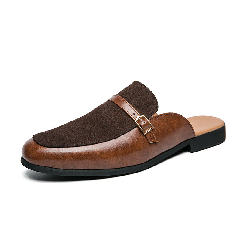 Mocassini Uomo Senza Lacci con Tallone Aperto e Suola in Gomma – Stile Casual