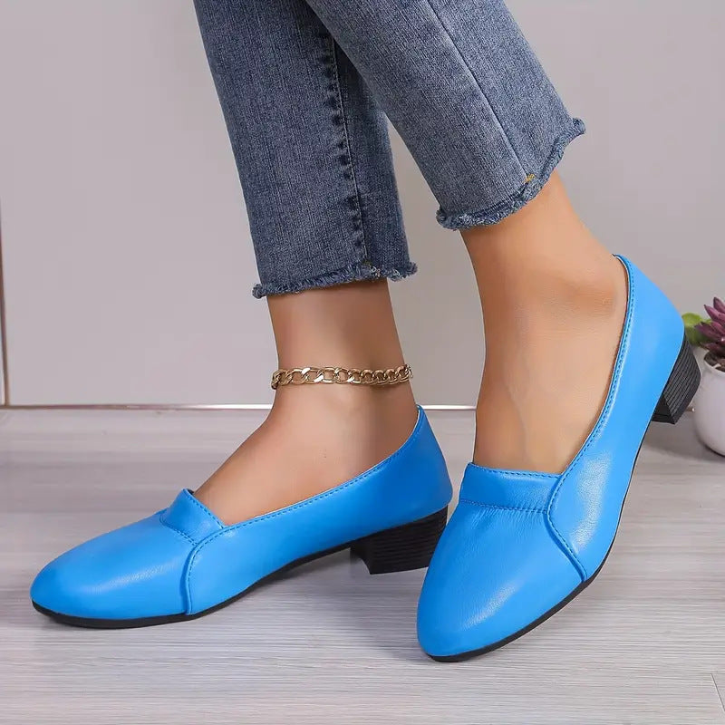 Décolleté Donna a Punta con Tacco Largo e Design Senza Chiusure – Décolleté Eleganti