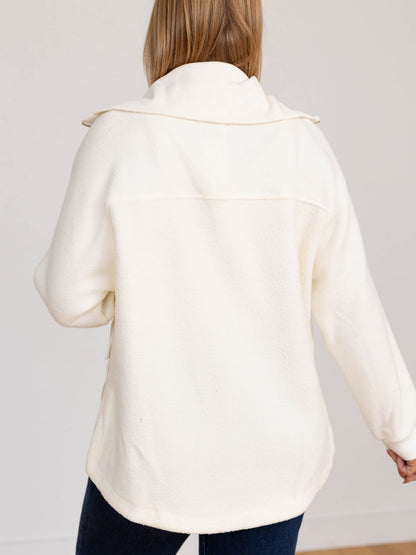 Giacca Autunnale Donna con Zip Frontale – Colletto Strutturato e Tasche