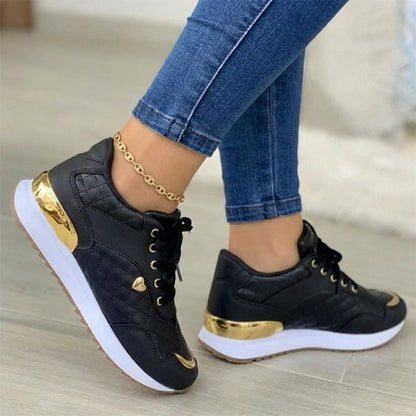 Sneakers da Donna Leggere e Traspiranti con Suola Spessa – Calzata Adattabile