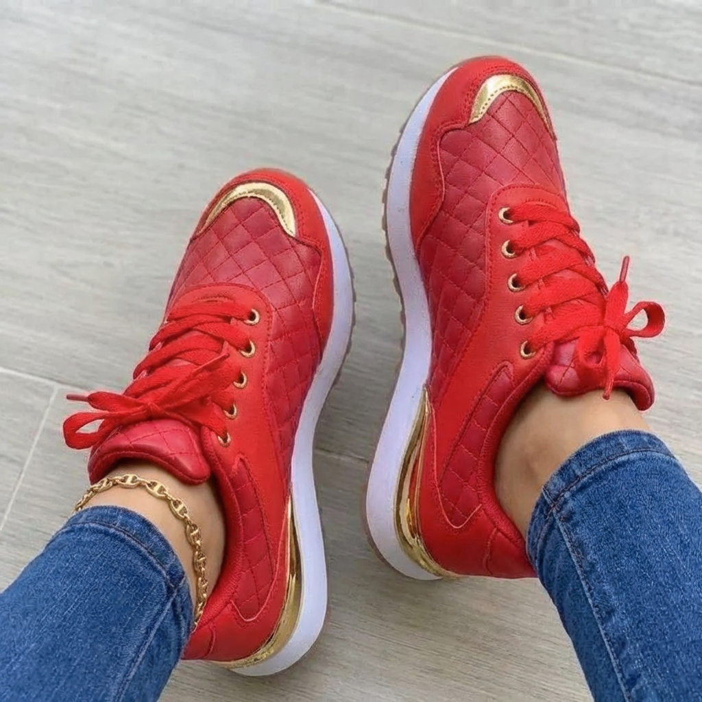 Sneakers da Donna Leggere e Traspiranti con Suola Spessa – Calzata Adattabile