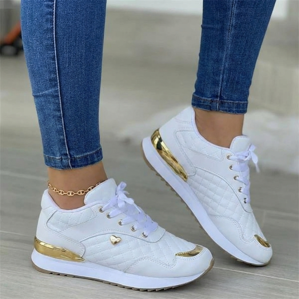 Sneakers da Donna Leggere e Traspiranti con Suola Spessa – Calzata Adattabile