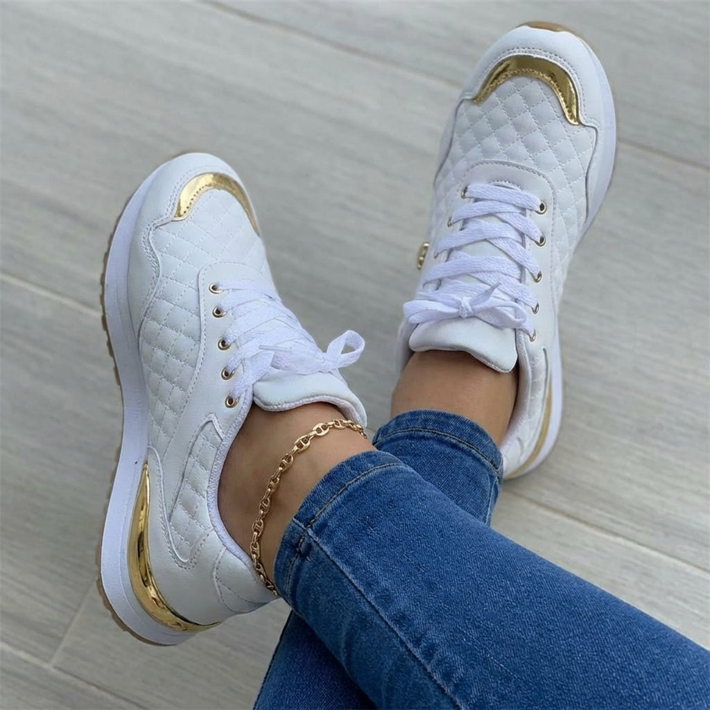 Sneakers da Donna Leggere e Traspiranti con Suola Spessa – Calzata Adattabile