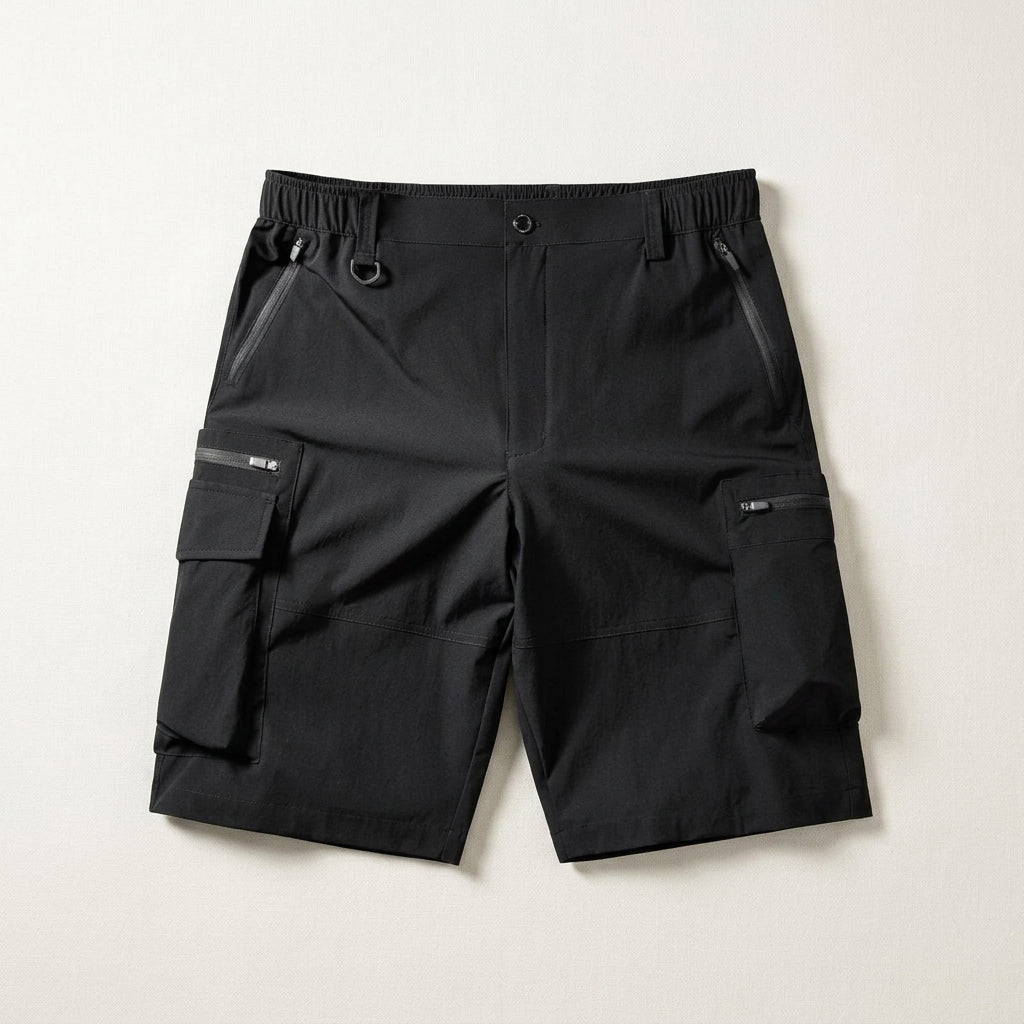Pantaloncini Cargo Uomo ad Asciugatura Rapida con Multitasche – Vestibilità Comoda