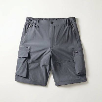 Pantaloncini Cargo Uomo ad Asciugatura Rapida con Multitasche – Vestibilità Comoda