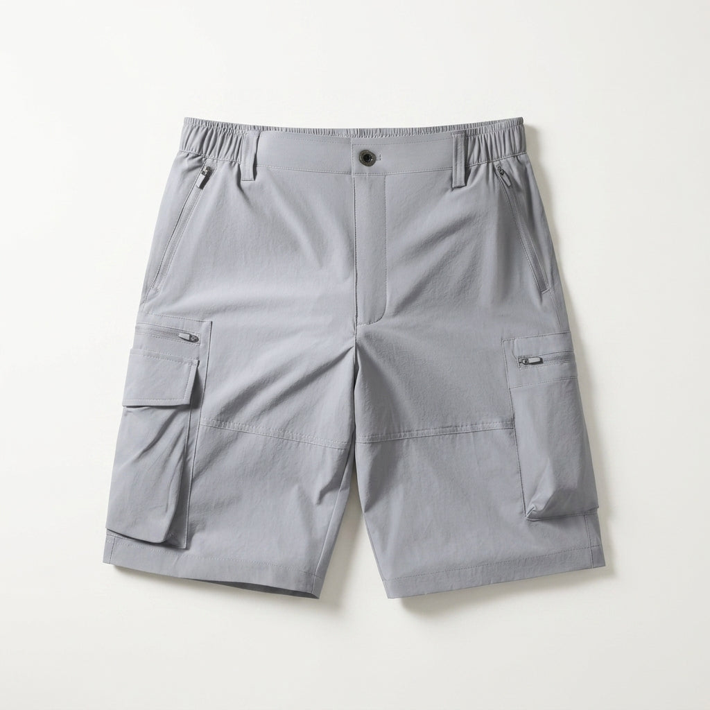 Pantaloncini Cargo Uomo ad Asciugatura Rapida con Multitasche – Vestibilità Comoda